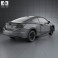 Honda Civic coupe 2013 3d model