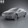 Honda Civic coupe 2013 3d model