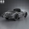 Jaguar XK 140 convertible with HQ interior 1954 3d model