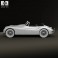 Jaguar XK 140 convertible with HQ interior 1954 3d model