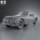 Jaguar XK 140 convertible with HQ interior 1954 3d model