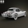 Jaguar XK 140 coupe with HQ interior 1954 3d model
