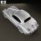 Jaguar XK 140 coupe with HQ interior 1954 3d model