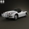 Jaguar XK 140 roadster with HQ interior 1954 3d model