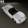 Jaguar XK 140 roadster with HQ interior 1954 3d model