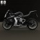 KTM 1190 RC8 R 2012 3d model