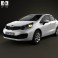 Kia Rio (US) sedan 2012 3d model