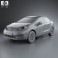 Kia Rio (US) sedan 2012 3d model