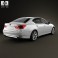 Lexus GS F Sport hybrid (L10) with HQ interior 2012 3d model