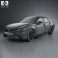 Lexus GS F Sport hybrid (L10) with HQ interior 2012 3d model