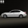 Lexus GS F Sport hybrid (L10) with HQ interior 2012 3d model