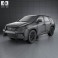 Lexus RX F Sport hybrid (AL10) with HQ interior 2012 3d model