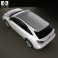 Lexus RX F Sport hybrid (AL10) with HQ interior 2012 3d model