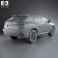 Lexus RX F Sport hybrid (AL10) with HQ interior 2012 3d model