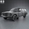 Mercedes-Benz E-Class W123 estate 1975 3d model