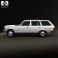 Mercedes-Benz E-Class W123 estate 1975 3d model