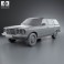 Mercedes-Benz E-Class W123 estate 1975 3d model