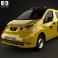 Nissan NV200 New York Taxi 2014 3d model