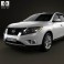 Nissan Pathfinder with HQ interior 2013 3d model