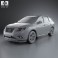 Nissan Pathfinder with HQ interior 2013 3d model