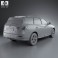 Nissan Pathfinder with HQ interior 2013 3d model