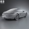 Porsche Cayman 2013 3d model