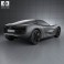 Renault DeZir with HQ interior 2012 3d model