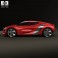 Renault DeZir with HQ interior 2012 3d model