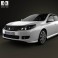 Renault Latitude with HQ interior 2013 3d model