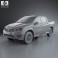 SsangYong Korando Sports (New Actyon) 2012 3d model