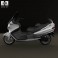 Suzuki Burgman (Skywave) AN650 Executive 2012 3d model