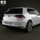 Volkswagen Golf Mk7 3-door 2013 3d model