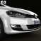 Volkswagen Golf Mk7 3-door 2013 3d model