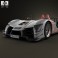 Audi R15 TDI 2010 3d model