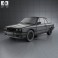 BMW 3 Series convertible (E30) 1990 3d model