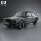 BMW 3 Series coupe (E30) 1990 3d model