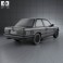BMW 3 Series coupe (E30) 1990 3d model