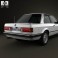 BMW 3 Series coupe (E30) 1990 3d model