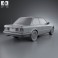 BMW 3 Series coupe (E30) 1990 3d model