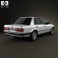 BMW 3 Series sedan (E30) 1990 3d model