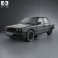 BMW 3 Series sedan (E30) 1990 3d model
