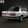 BMW 3 Series sedan (E30) 1990 3d model