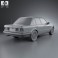 BMW 3 Series sedan (E30) 1990 3d model