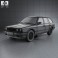 BMW 3 Series touring (E30) 1990 3d model