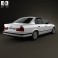 BMW 5 Series sedan (E34) 1993 3d model