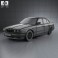BMW 5 Series sedan (E34) 1993 3d model