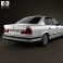 BMW 5 Series sedan (E34) 1993 3d model
