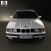 BMW 5 Series sedan (E34) 1993 3d model
