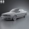 BMW 5 Series sedan (E34) 1993 3d model