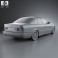 BMW 5 Series sedan (E34) 1993 3d model